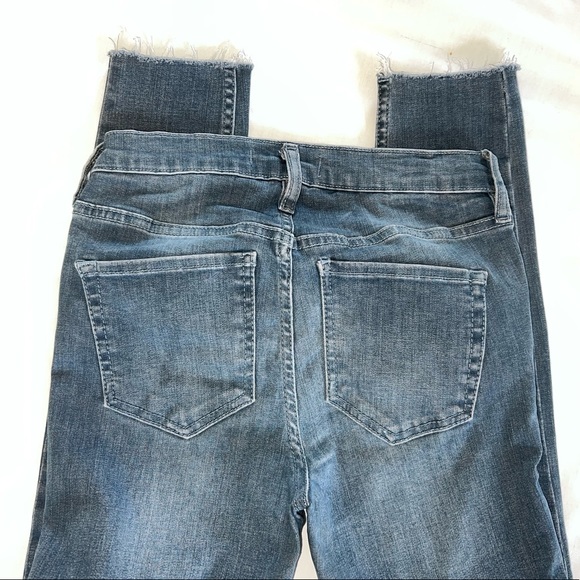 Free People ankle raw hem jean button fly Sz 26 - Picture 8 of 12